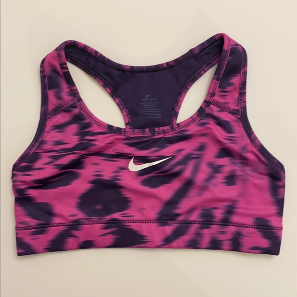 NWOT Nike Dri-Fit Sports Bra Pink and Purple